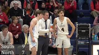 Sheboygan North vs Sheboygan South Varsity Basketball Dec 18 2021 [upl. by Groot]