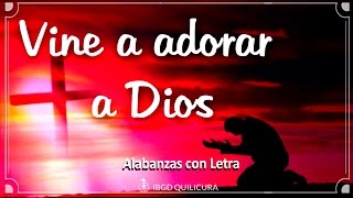 Vine a adorar a Dios  Alabanza con letra [upl. by Ttelrats]