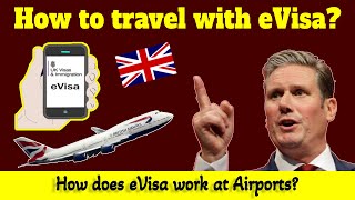 What is an eVisa  How to travel with e visa UK evisa brp [upl. by Simdars]