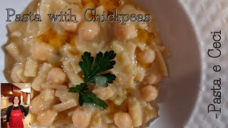 Pasta with Chickpeas Recipe  Pasta e Ceci  Video tutorial recipe [upl. by Devina272]