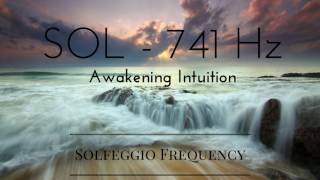 SOL  741 Hz  pure tone  Solfeggio Frequency  Awakening Intuition  8 hours [upl. by Eimorej539]