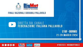 🔴BIGMAT FINALI NAZIONALI GIOVANILI U16F n°gara 409  BRACCO PRO PATRIA MILANO vs CFV AXA CAICCO PN [upl. by Holli]