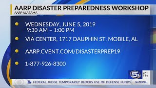 Mark Your Calendar AARP Disaster Preparedness Workshop [upl. by Enomal]