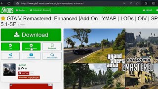 quotElevate Your Experience A Guide to Installing GTA V Remastered Enhanced Modquot [upl. by Tsew158]