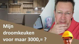 Goedkope droomkeuken met 2e hands IKEA en wrapping  Zelf Een Huis Bouwen [upl. by Carrillo621]