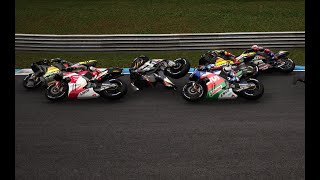 Alex Marquez crashes into Darryn Binder at the Australian MotoGP [upl. by Tessi]