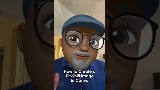 Easy TiltShift Images in Canva [upl. by Ossie]