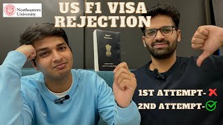 Why his F1 Visa got rejected   Northeastern University  MS Information Systems [upl. by Silevi188]