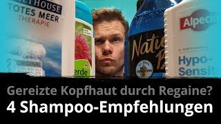 Gereizte Kopfhaut durch Minoxidil  welche Shampoos helfen mir ShampooTest [upl. by Anevad]