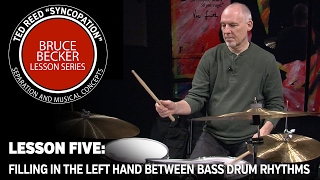 Bruce Becker “Syncopation” Lesson Series 05 Filling in the LH between BD rhythmic patterns [upl. by Llirrehs]