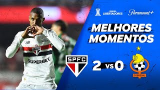 SÃO PAULO 2 x 0 COBRESAL  CONMEBOL LIBERTADORES 2024  Paramount Plus Brasil [upl. by Enajiram]