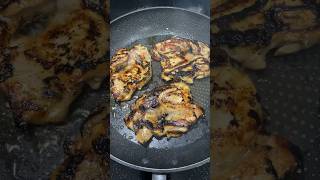 Recipe  Charred Skinless Chicken Thigh Teriyaki with Grill Marks recipe chicken youtubeshorts [upl. by Aelhsa]