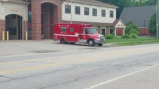 City of Laconia New Hampshire Fire Department 13 Ambulance 2 Responding [upl. by Okika]