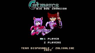 CATMERCS  Big Bug Invasion  NES  NESDev Compo 2023 [upl. by Neyrb]