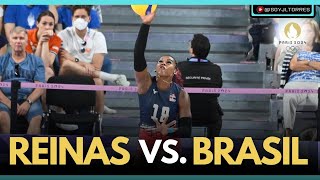 REPÚBLICA DOMINICANA VS BRASIL VOLEIBOL 🇩🇴 REINAS DEL CARIBE EN CUARTOS DE FINAL [upl. by Ydde]