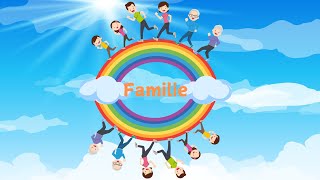 Meine Familie für Kinder  Kinderlieder  Familia Deutsch Lernen für kinder familie kinderlieder [upl. by Lennod852]