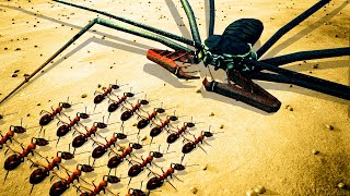 BIGGEST SPIDER in the WORLD Fights a Huge Ant Army in Empires of the Undergrowth [upl. by Eilatan184]