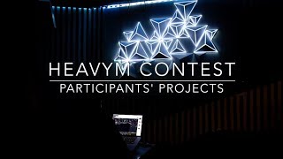 HeavyM Projection mapping contest  Participants projects [upl. by Eiramyllek]