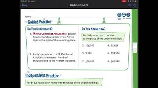 Lesson 14 Rounding Whole Numbers EnVision Math 4th grade [upl. by Suki902]
