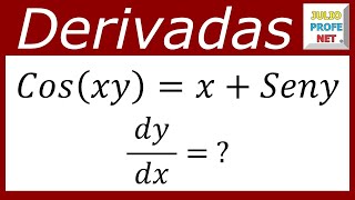 DERIVACIÓN IMPLÍCITA  Ejercicio 9 [upl. by Doersten767]