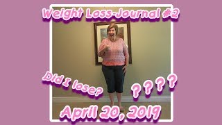 Weight Loss Journal 2Did I Lose [upl. by Ayana]