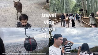 Osaka Kyoto Nara Kobe Travel Vlog ❤️ [upl. by Aiuqat]