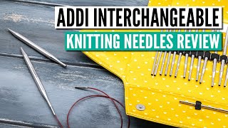 Addi interchangeable knitting needles review [upl. by Roselin]