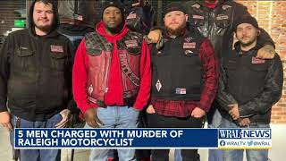 Five men arrested in New Years Day murder of Raleigh motorcyclist [upl. by Ahsen]