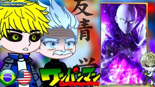 S class Heroes React to Saitama One Punch Man  Gacha Life Club React [upl. by Karina279]