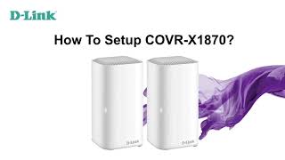 Setup Video COVRX1870 Series  COVRX1870 COVRX1872 COVRX1873 [upl. by Nylac982]