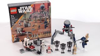 LEGO Star Wars Clone Trooper amp Battle Droids pack 75372 independent fan review Almost perfect [upl. by Albertine]