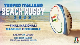 Finale del Trofeo Italiano Beach Rugby 2023 long version [upl. by Namaj745]