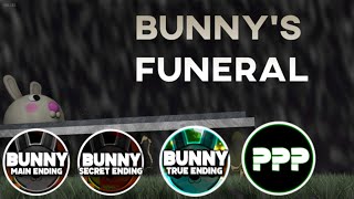 Todos los Finales BUNNYS FUNERAL [upl. by Yldarb]