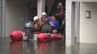 Residents trapped in apartments rescued [upl. by Feldt]