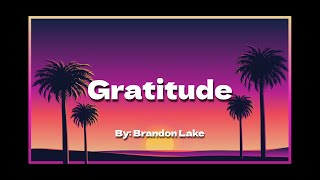 Brandon Lake  Gratitude Karaoke Version [upl. by Lewanna337]