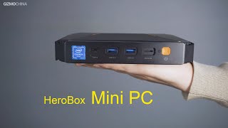 Chuwi HeroBox Mini PC review A mobile PC in your pocket [upl. by Eniawd]