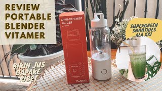 REVIEW PORTABLE BLENDER VITAMER  BIKIN JUICE GA RIBET [upl. by Frederick]