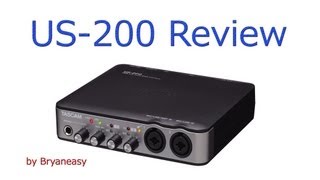 TASCAM US200 Review  USB 20 Audio Interface [upl. by Latsyek]