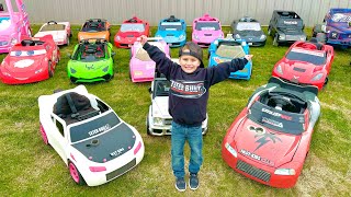 The ULTIMATE Modified powerwheels car collection [upl. by Ellita]