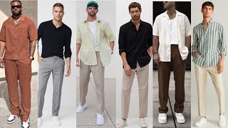 PANTALONES PARA HOMBRES 2024quotIDEAS DE LOOKS CON PANTALONES DE TELA [upl. by Esiole]