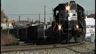 NS GP40X 7002 leads NS 688 at Mableton Georgia  112396 [upl. by Wixted]