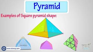 Pyramid  Prism and Pyramids  Grade 3 amp 4 Math  3D Shapes  Types of Pyramid  Math [upl. by Atorod]