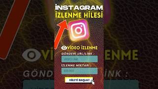 100 BİN İNSTAGRAM İZLENME ARTTIRMA HİLESİ  İNSTAGRAM İZLENME HİLESİ BOTU ÜCRETSİZ amp BEDAVA [upl. by Marilyn26]