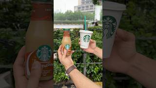 Packed Starbucks ki Coffee vs Fresh Starbucks ki Coffee  Konsi better hai  Starbucks Cold Coffee [upl. by Ellehsram988]