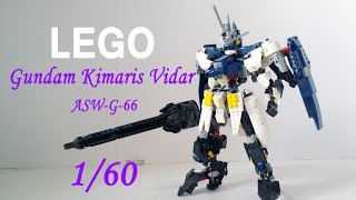 MOC  LEGO Gundam Kimaris Vidar ASWG66 160  Mobile Suit Gundam IRONBLOODED ORPHANS [upl. by Atekihs]