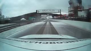 The Circuit of SpaFrancorchamps in the snow [upl. by Fisch291]