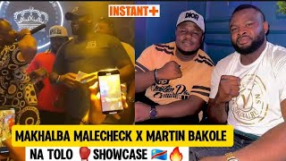 Champion Martin Bakole 🥊 SUR SCÈNE avec Makhalba Malecheck SHOWCASE En Mode NA TOLO 🔥 Kinshasa 🇨🇩🔥 [upl. by Mastat301]