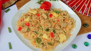 চাইনিজ চিকেন ভেজিটেবল ফ্রাইড রাইস  টিপস সহ  Chinese Chicken Fried Rice Bangla  Fried Rice [upl. by Oynotna]