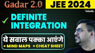 Definite Integration Class 12 JEE PYQs  JEE 2024 Maths New Syllabus  Harsh Sir VedantuMath [upl. by Jacobina]