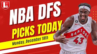 NBA DFS Today 1218 Draftkings amp FanDuel  NBA Picks amp Slate Breakdown [upl. by Naitirb]